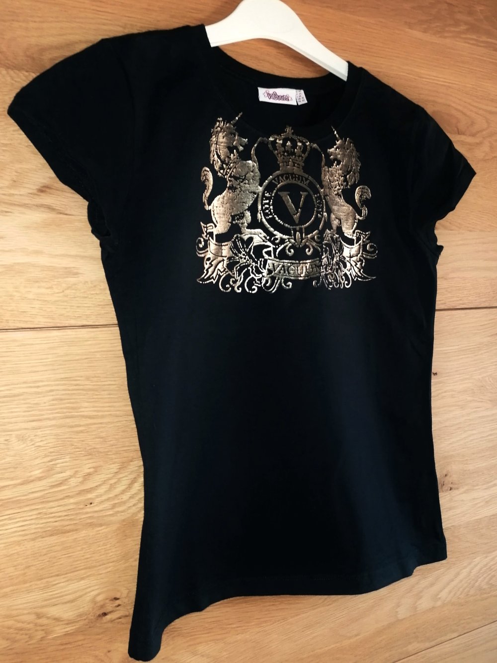 Vacuum Bedrucktes Damenshirt Girlie-Shirt Gr. 42