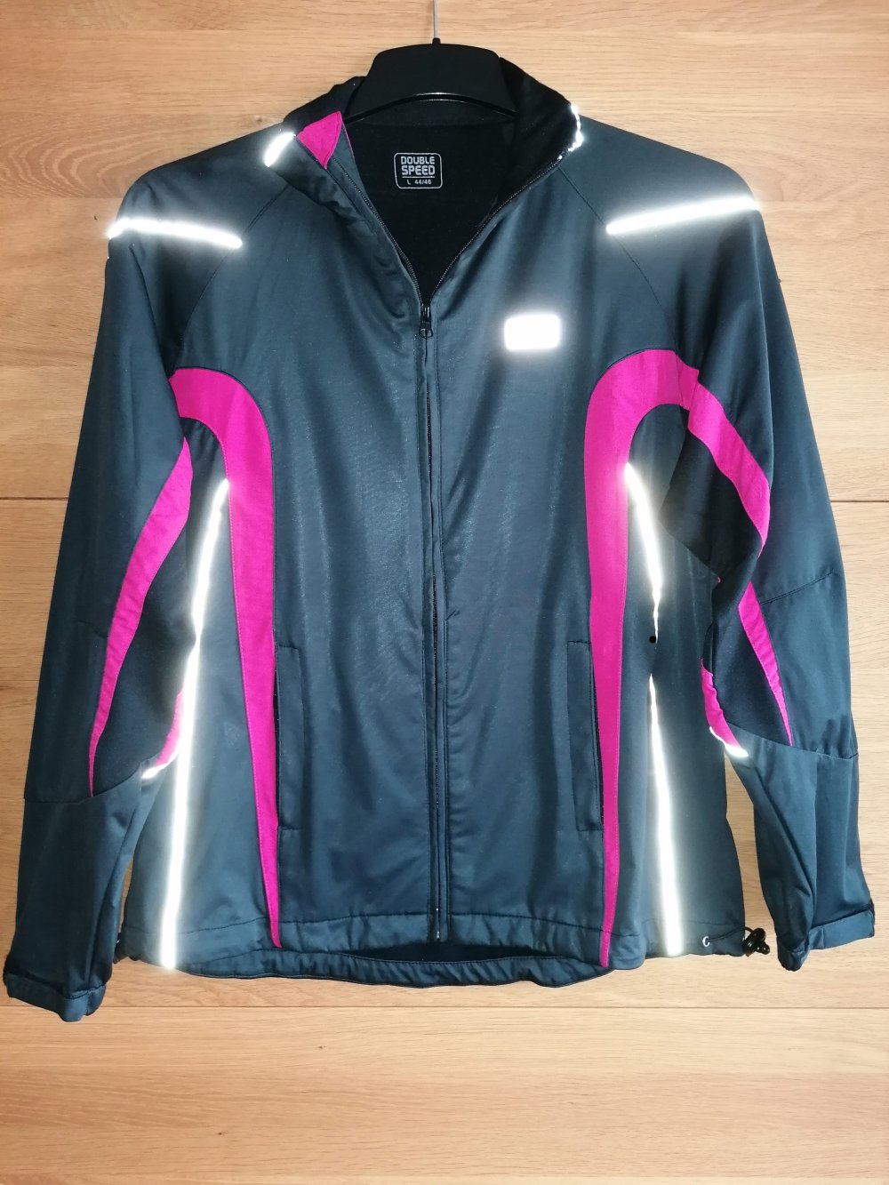 Double Speed Damen Laufjacke Trainingsjacke Sportjacke Gr. L
