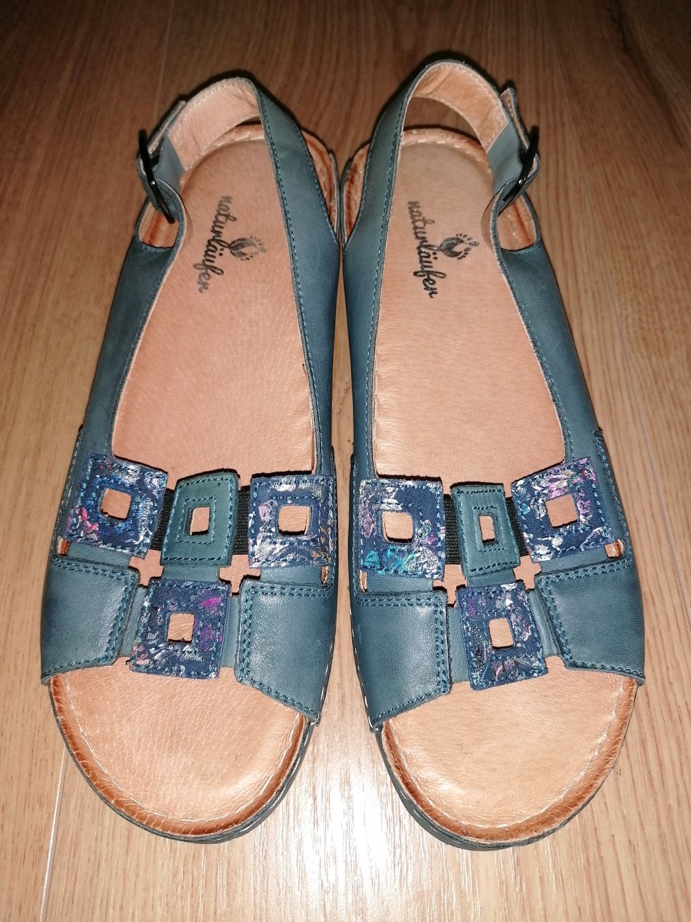 Naturläufer Damensandalen Sandaletten Gr. 40