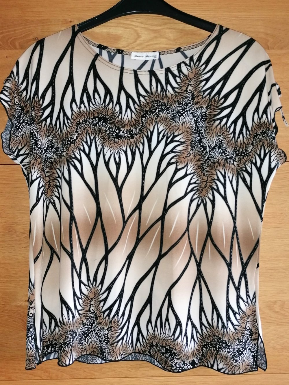 Maria Bonita Zweiteiler Tiermuster Animaldessin Shirt + Damenrock