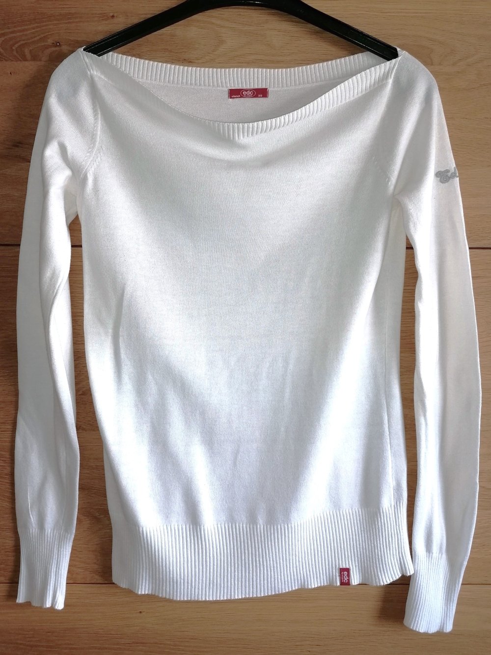 Edc by Esprit Basic Damenpullover U-Boot-Ausschnitt Gr. XS