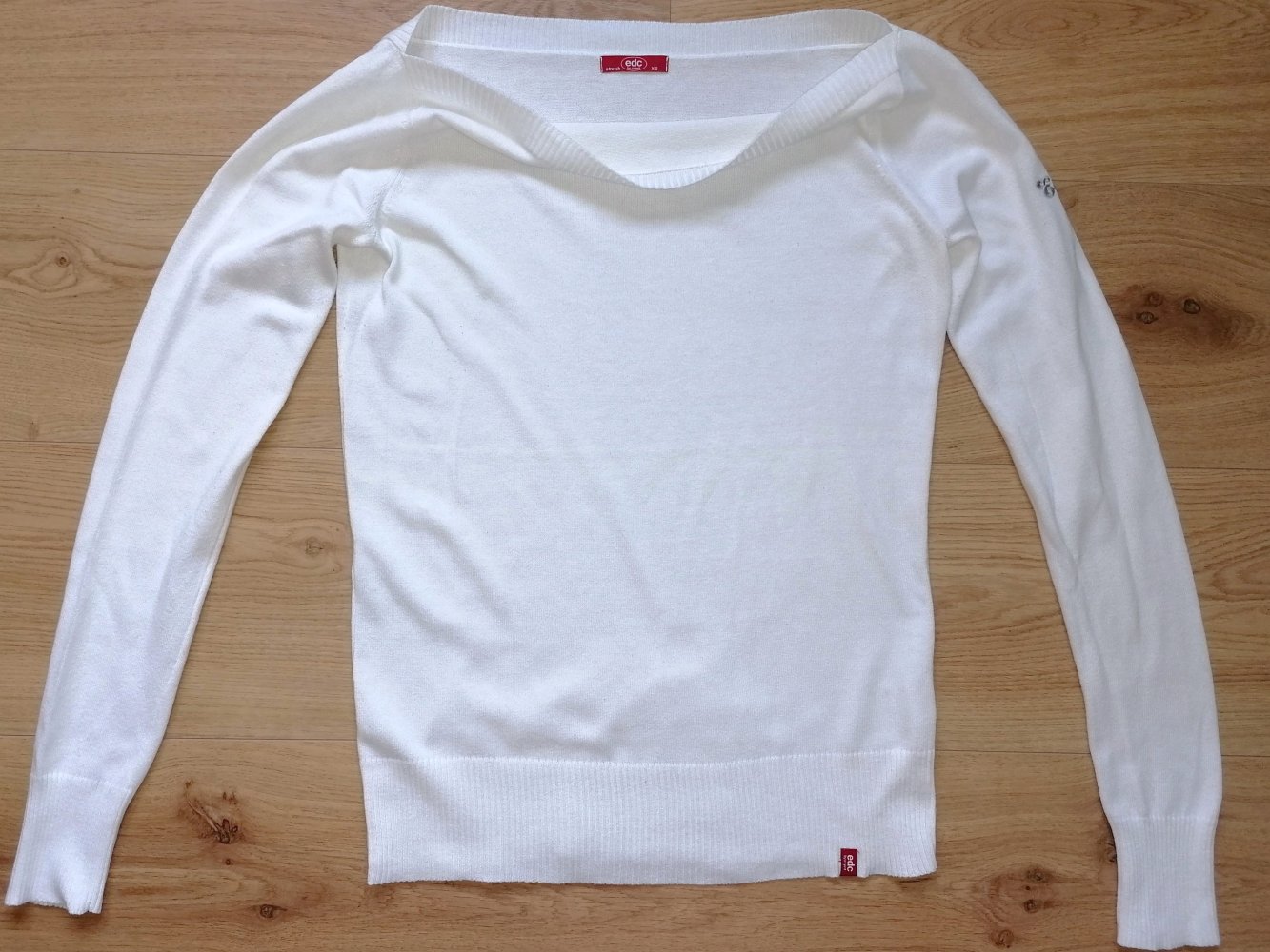 Edc by Esprit Basic Damenpullover U-Boot-Ausschnitt Gr. XS