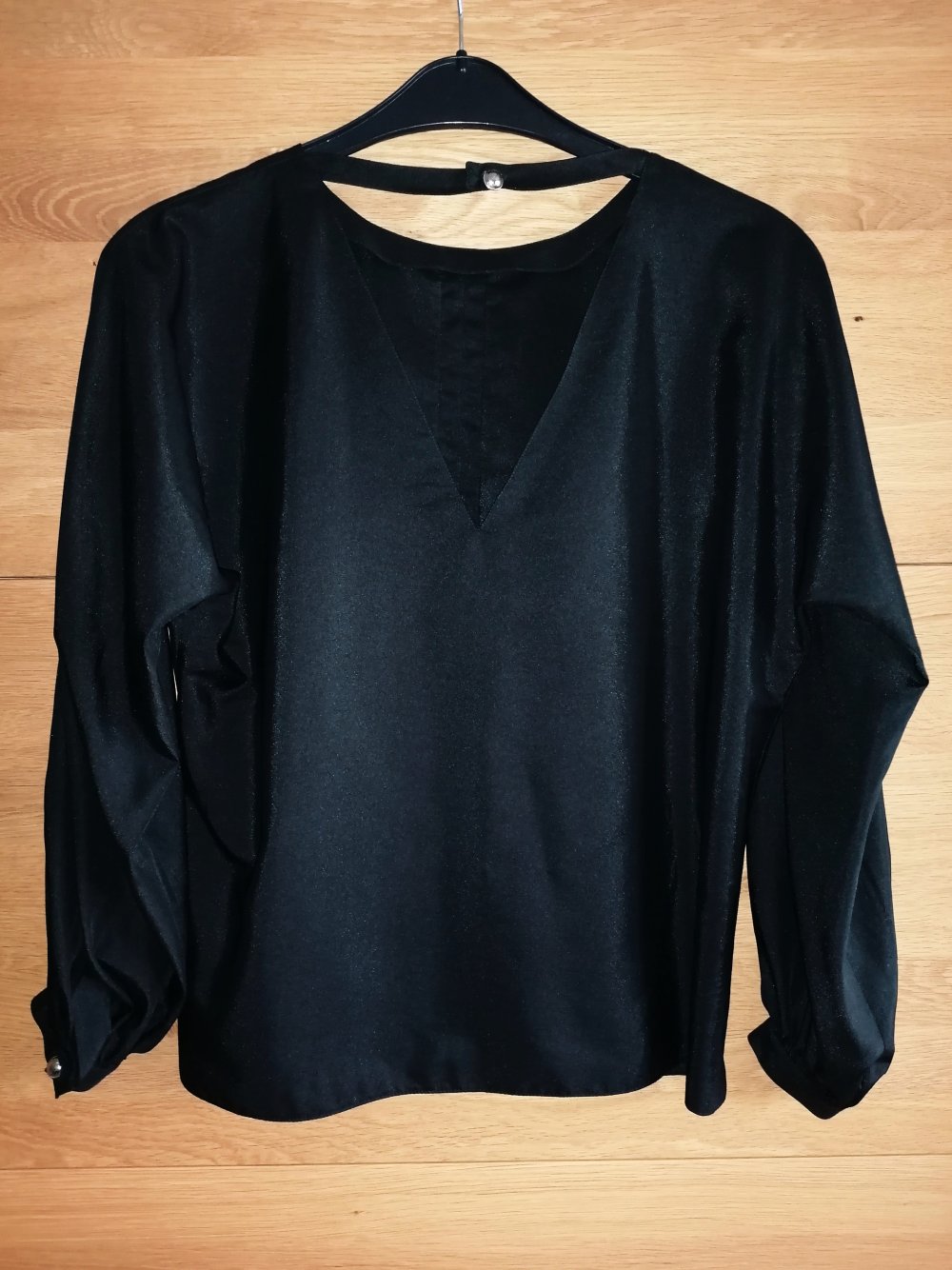 Felicia Plissee-Damenbluse Damenbluse Schlupfbluse Gr. 42