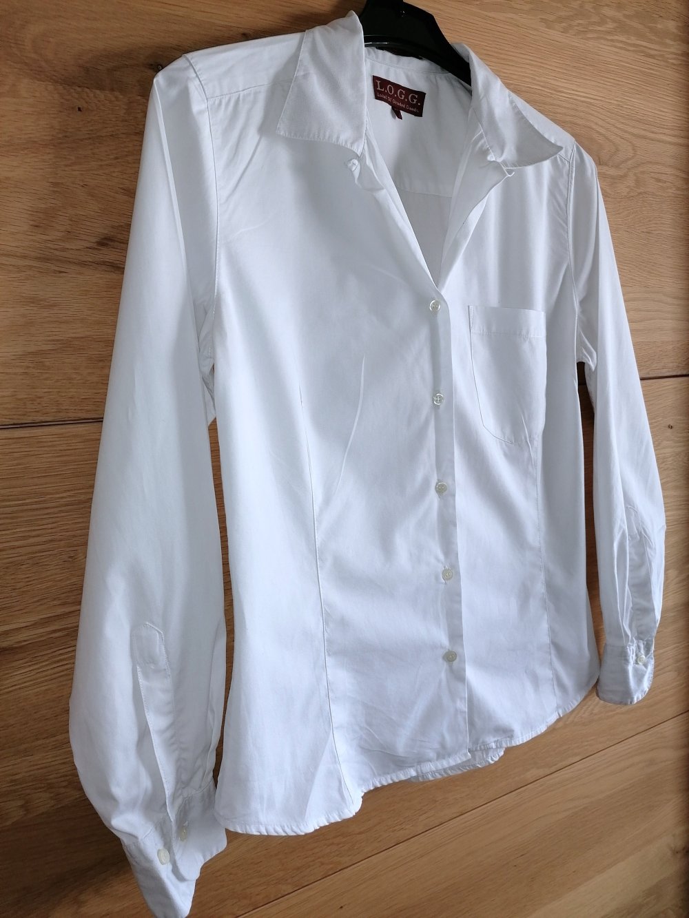 H&M L.O.O.G. Vintage Damenbluse Damenhemd Uni Gr. 38