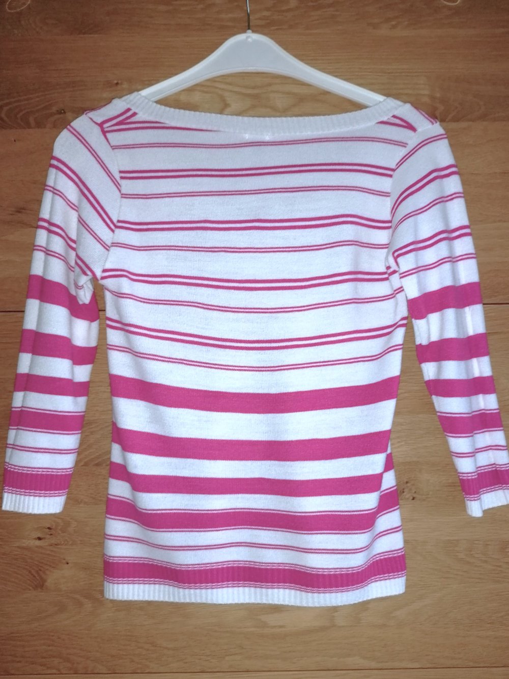 Style Damenpullover 3/4 Arm Ringelpullover Gr. S M