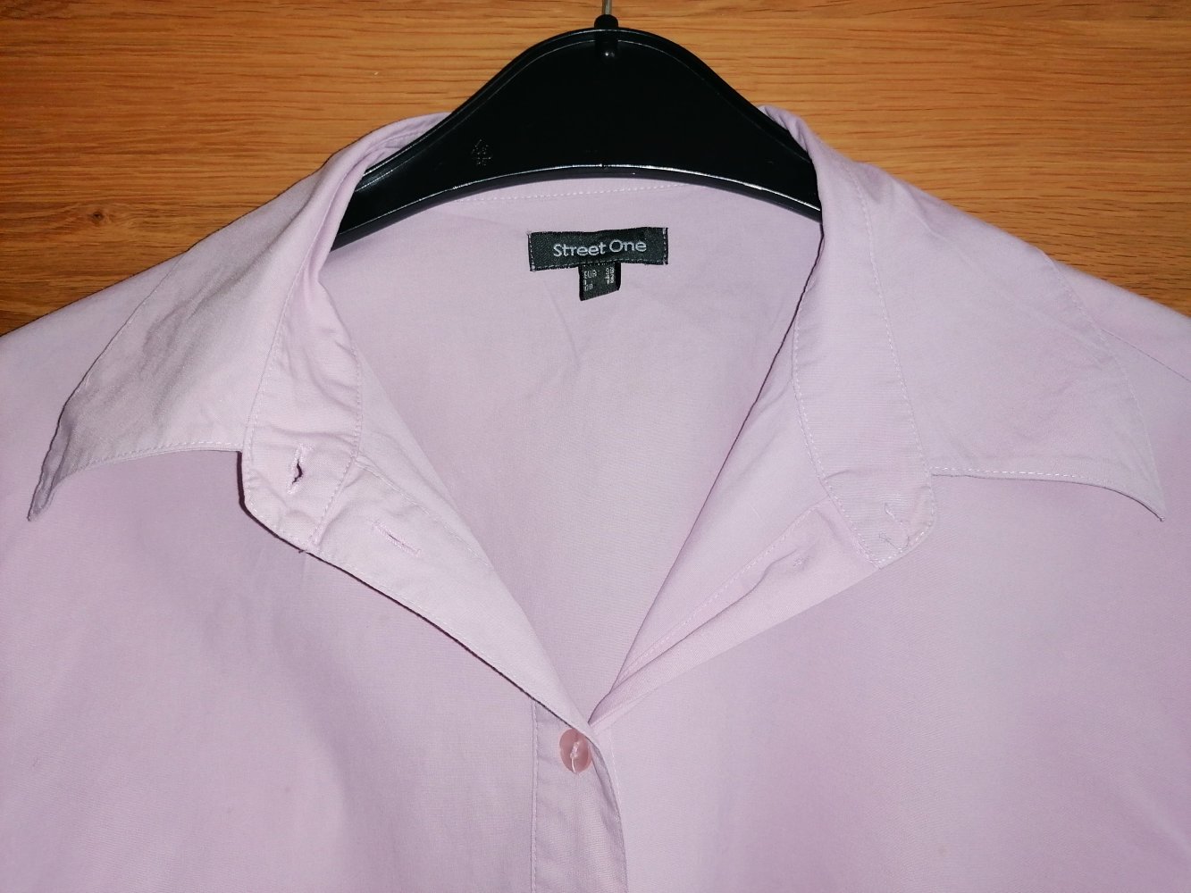 Street One Damenbluse Damenhemd ¾ Arm Rosa Flieder Gr. 38