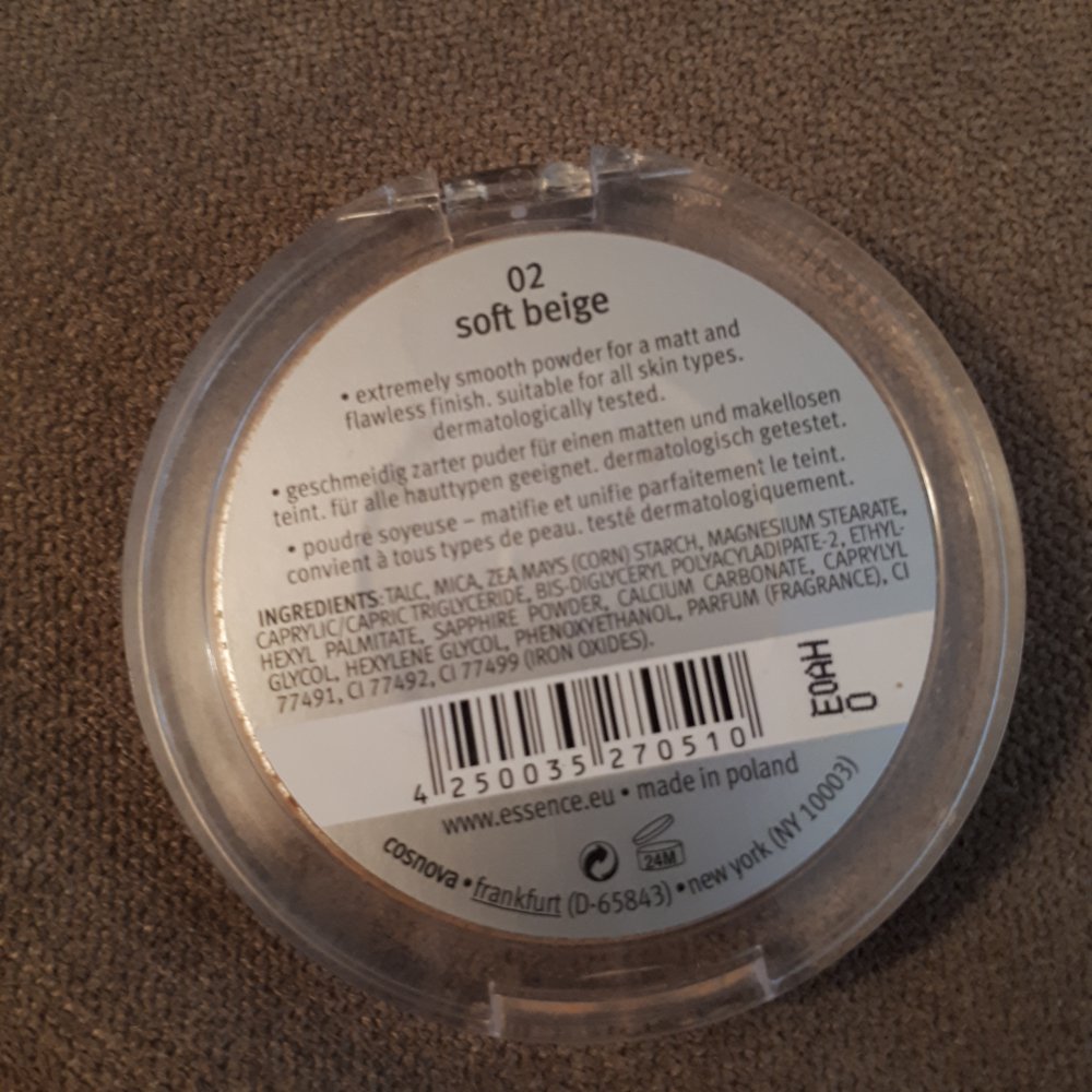 Mattifying compact powder