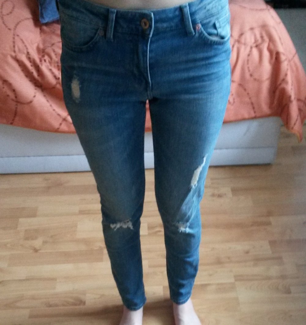 Jeans im Destroy Look Gr. 36