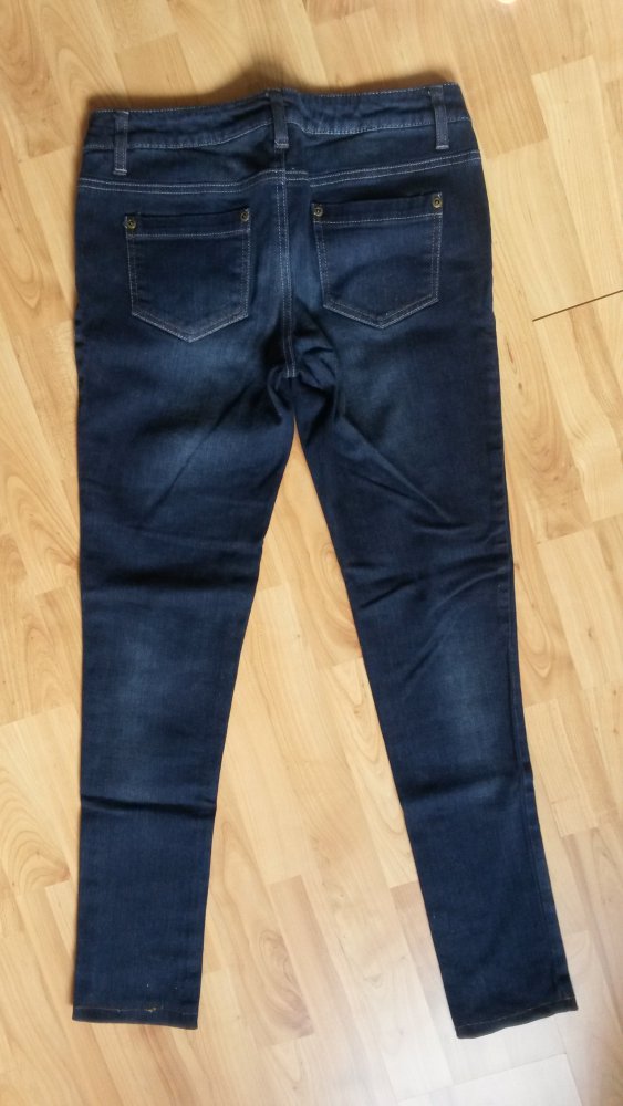 Dunkelblaue Skinny Jeans Gr. 36/38