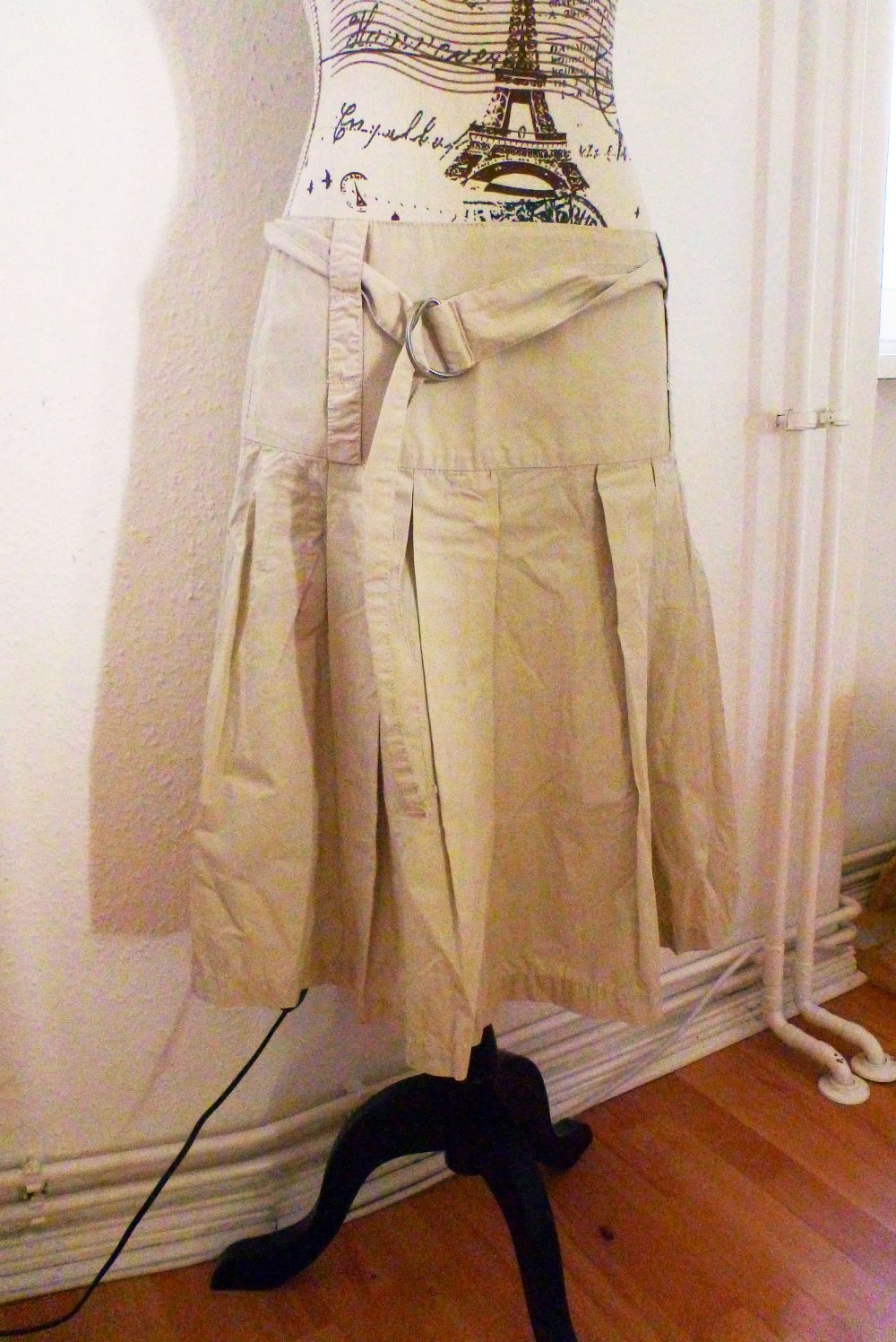 Beige / grauer Damen Rock von Tom Tailor Gr. 36 / S