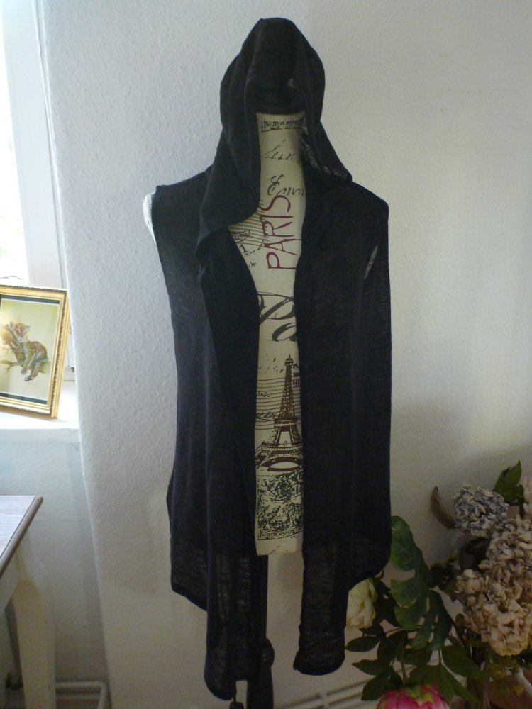 schwarze ärmellose Weste von H&M Divided Gr. XS/S