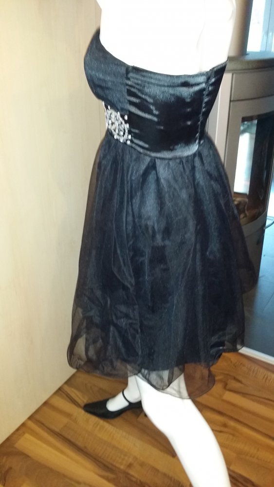 Schwarzes Abendkleid / Corsagenkleid von Ethina – Größe S – neu u. etikettiert