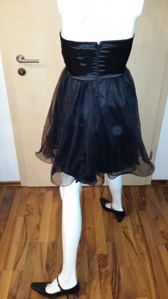 Schwarzes Abendkleid / Corsagenkleid von Ethina – Größe S – neu u. etikettiert
