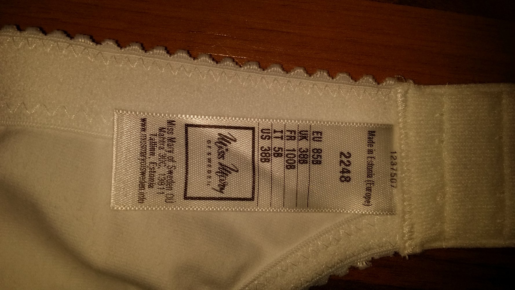 Spitzen BH von MissMary of Sweden Größe 85B – neu und OVP