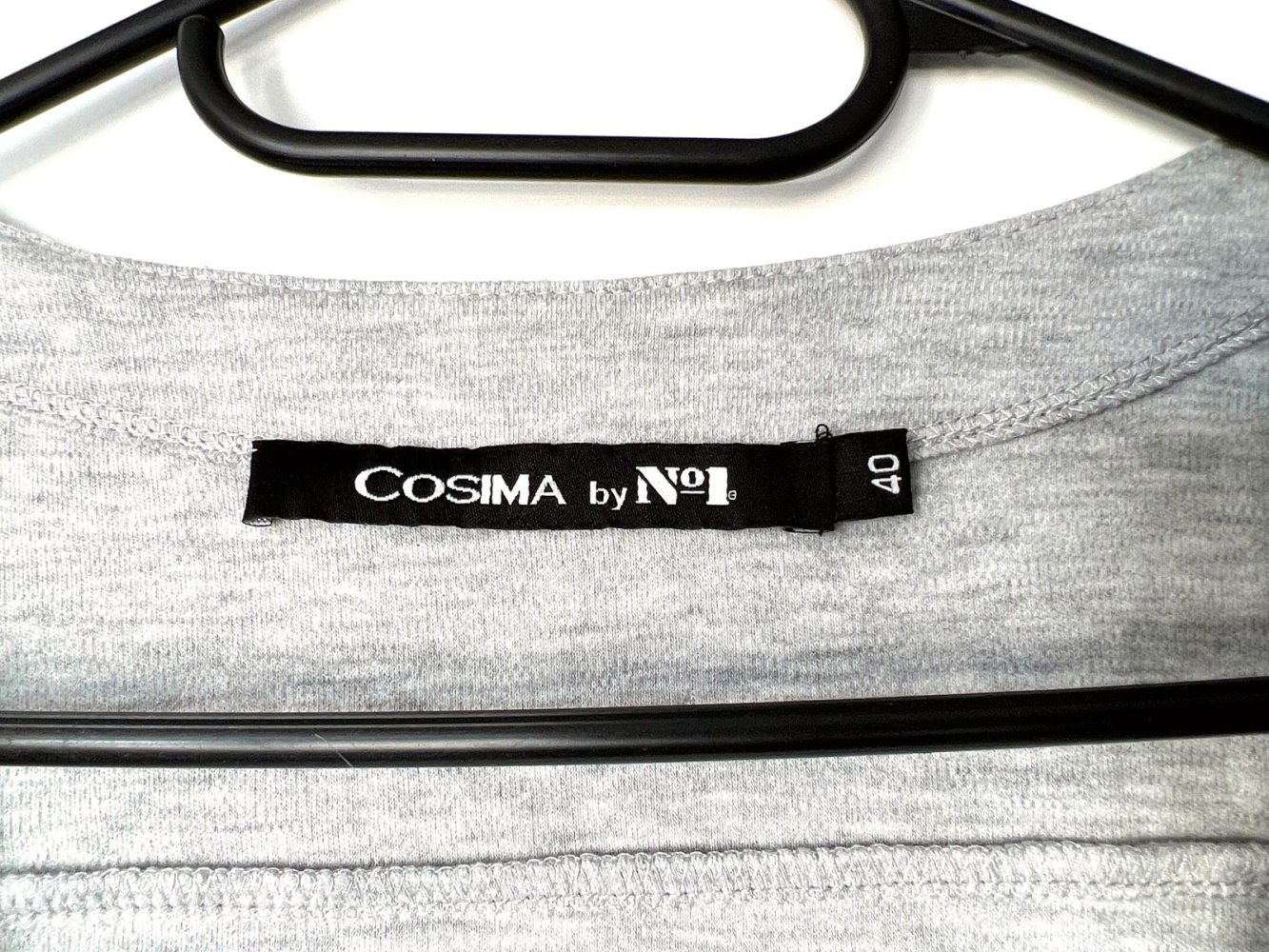 Cosima by No1 Vintage Tunika Kleid mit Nieten Gr. 40 Grau -NEUWERTIG-