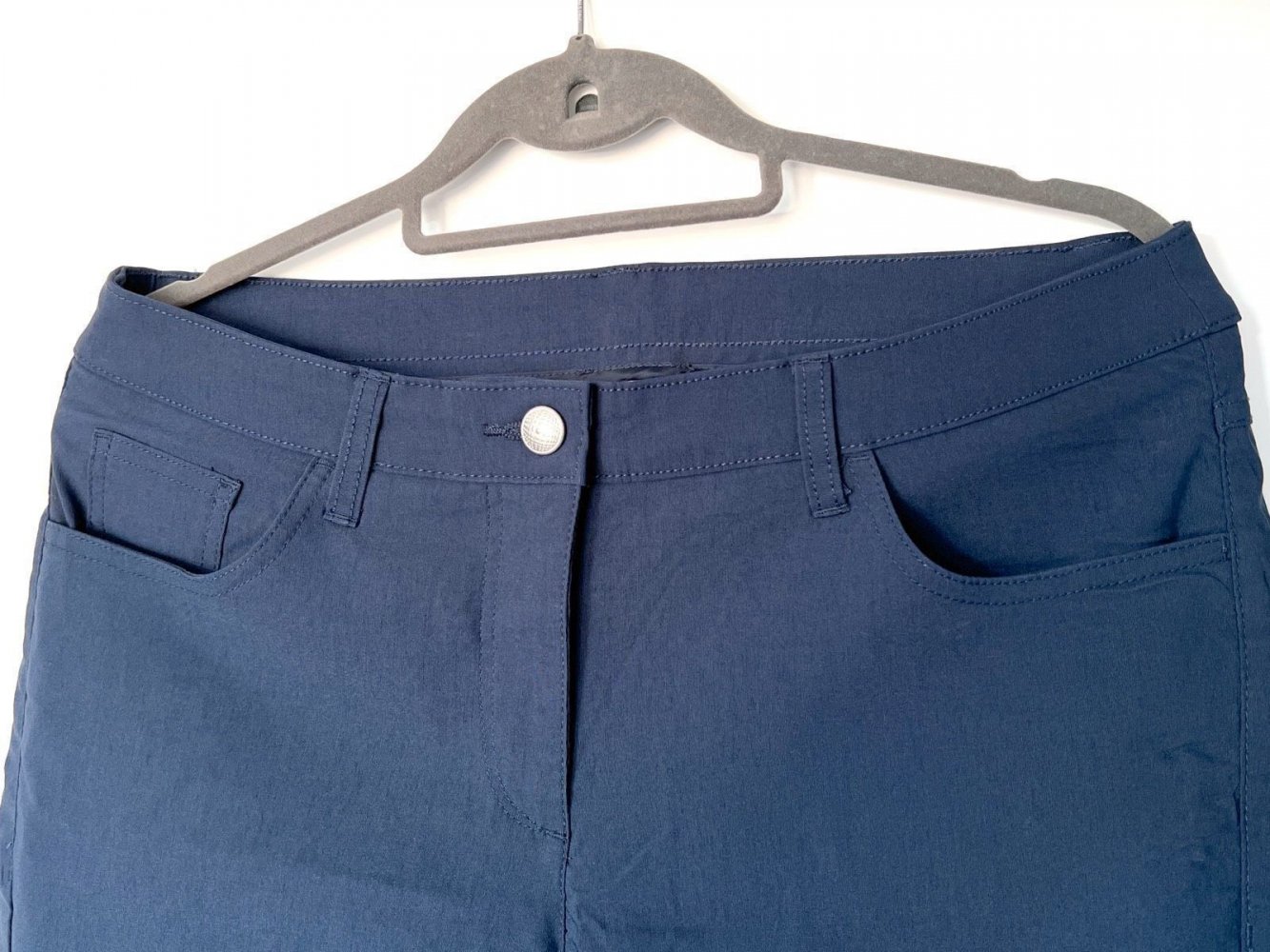 Cecilia Classics Damen Hose Gr. 42 -NEU- Stoffhose Blau