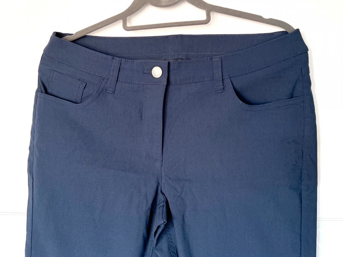 Cecilia Classics Damen Hose Gr. 42 -NEU- Stoffhose Blau