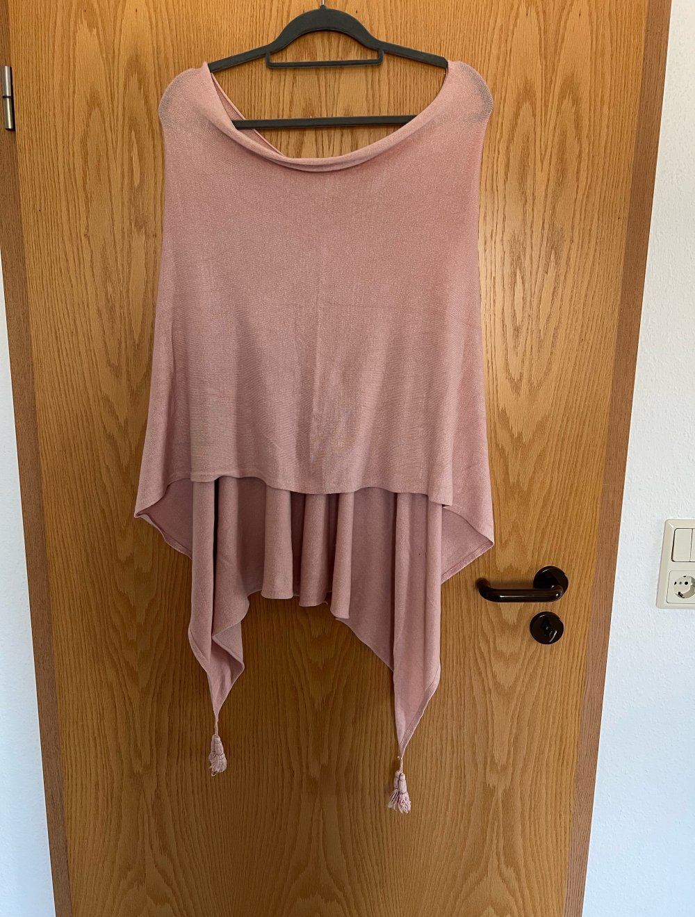 Poncho/Überwurf rosa