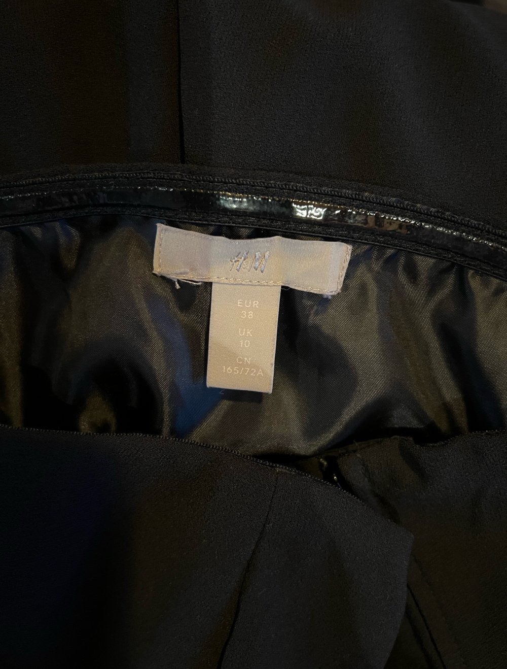 Trägerloser Jumpsuit schwarz