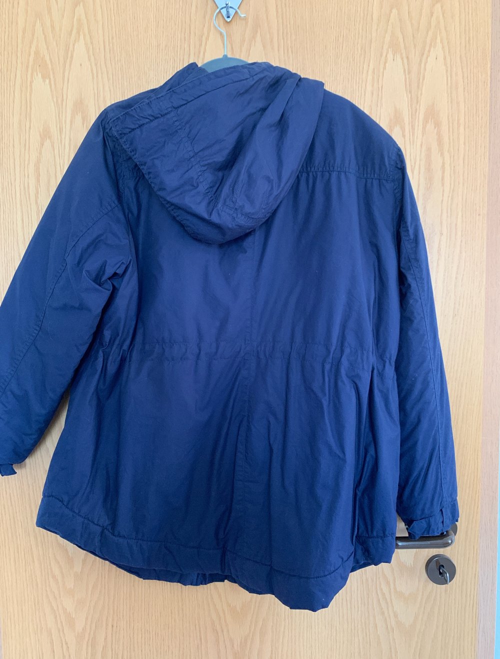 Gefütterte Jacke blau