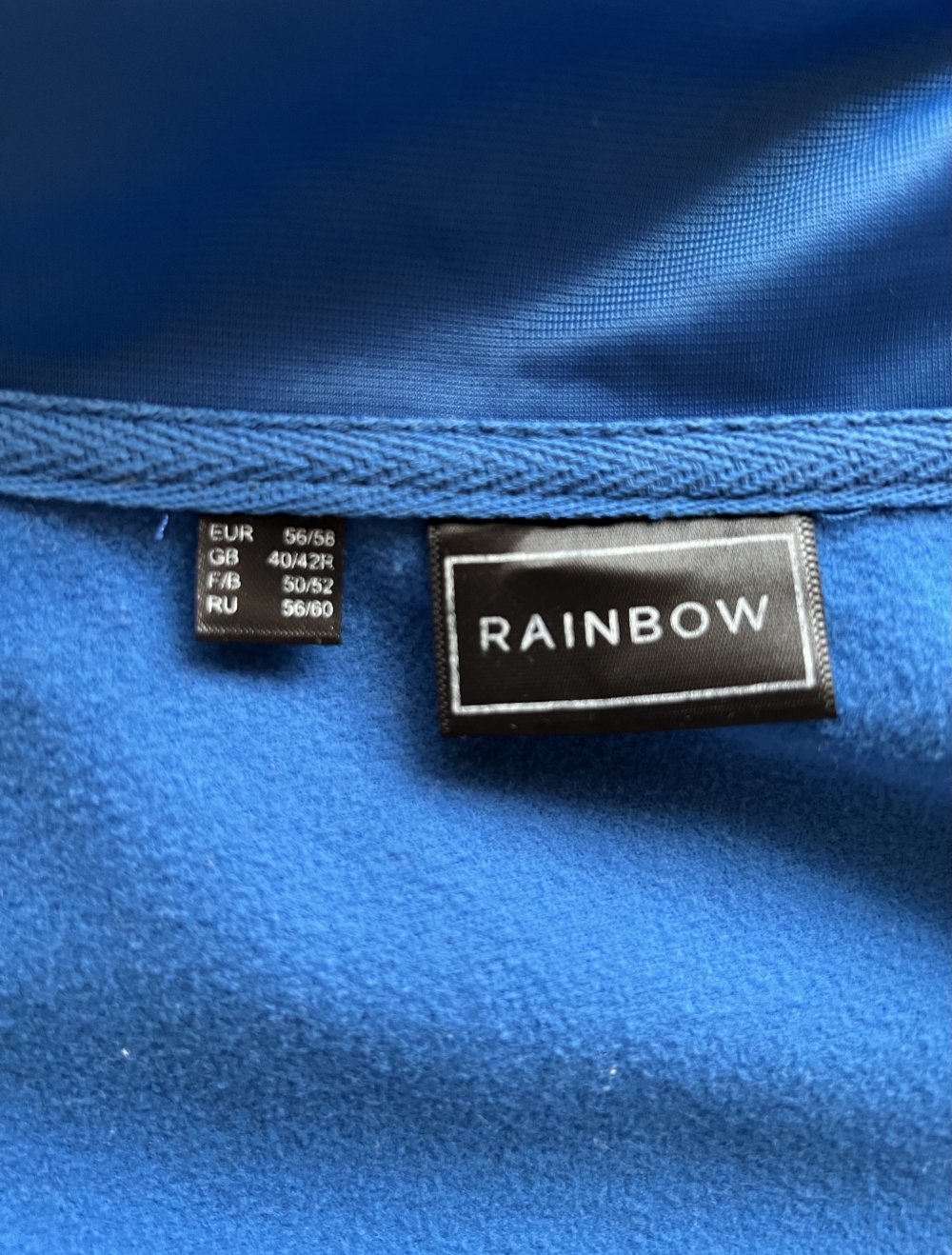 Trainigsjacke blau/rot