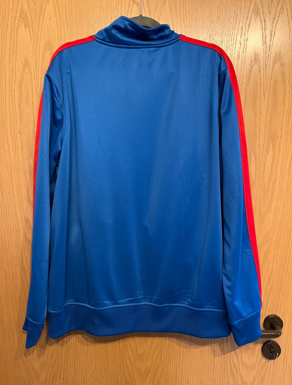 Trainigsjacke blau/rot