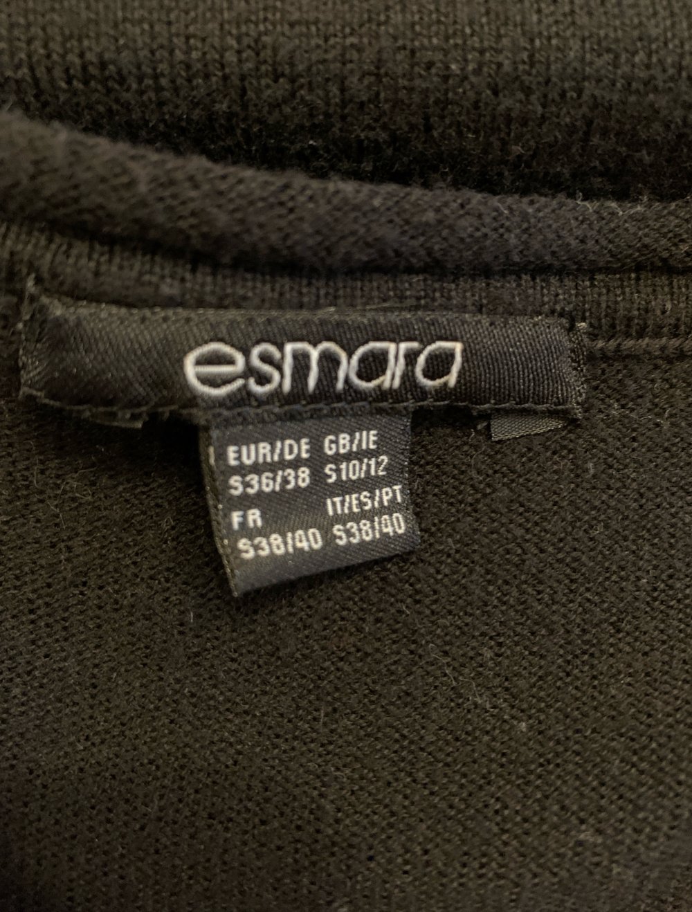 Strickkleid schwarz