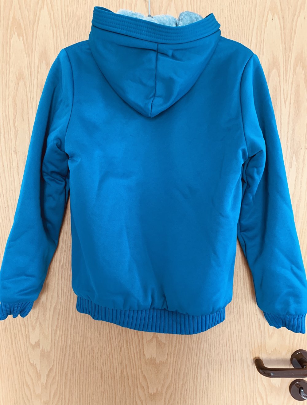 Gefütterte Jacke blau