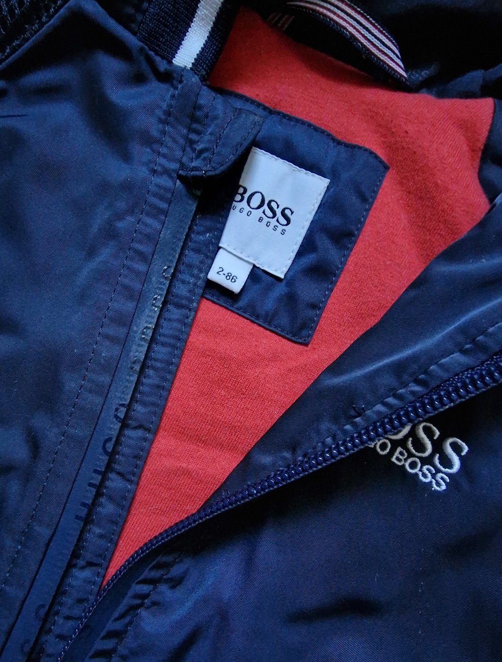 Jacke Parka Bomberjacke kind junge Hugo Boss warm 86 neu