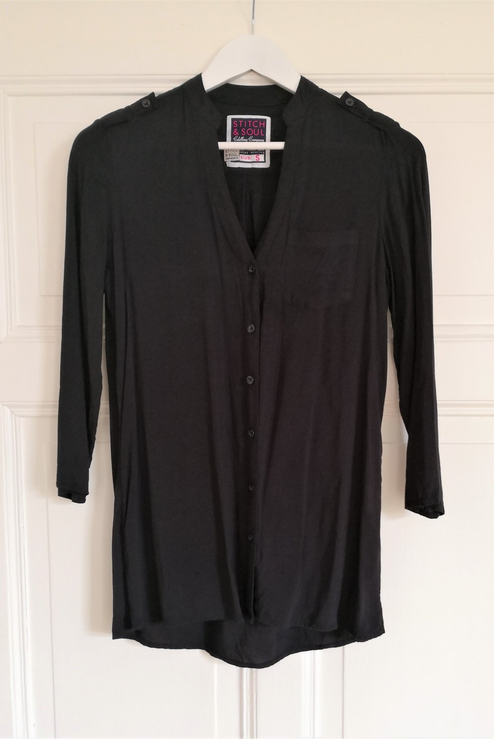 Bluse von STITCH & SOUL, Gr. S, schwarz