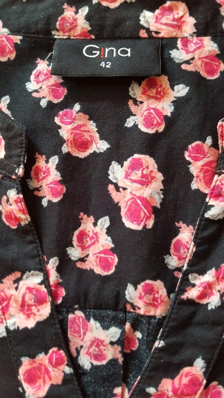 Bluse blumig 42