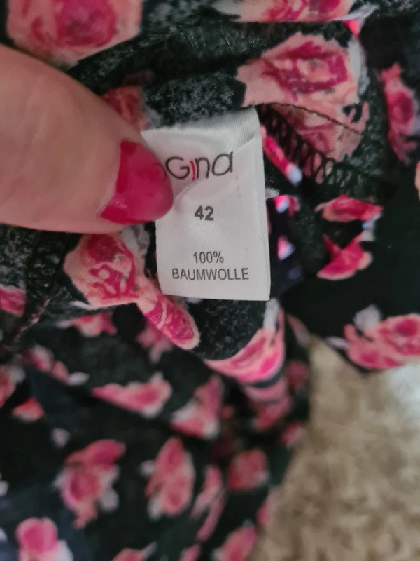 Bluse blumig 42