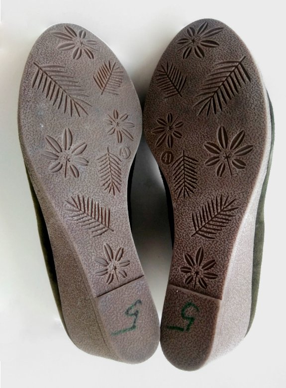 Keilabsatz Pumps, Echtleder, Gr. 41, Janet D.