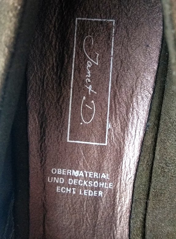 Keilabsatz Pumps, Echtleder, Gr. 41, Janet D.