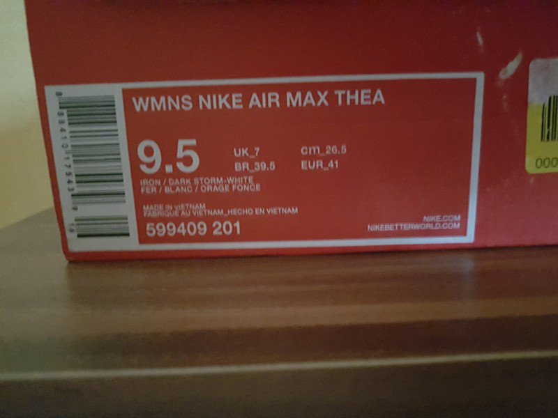 Nike Air Max Thea grau braun taupe Gr. 41 wie neu