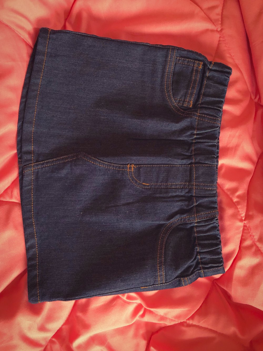 Jeans Minirock dunkelblau