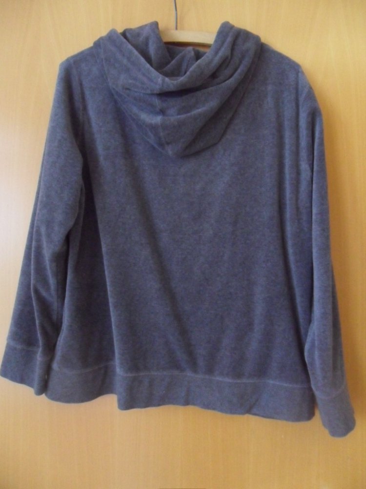 Sweatjacke grau kuschelig Gr. M