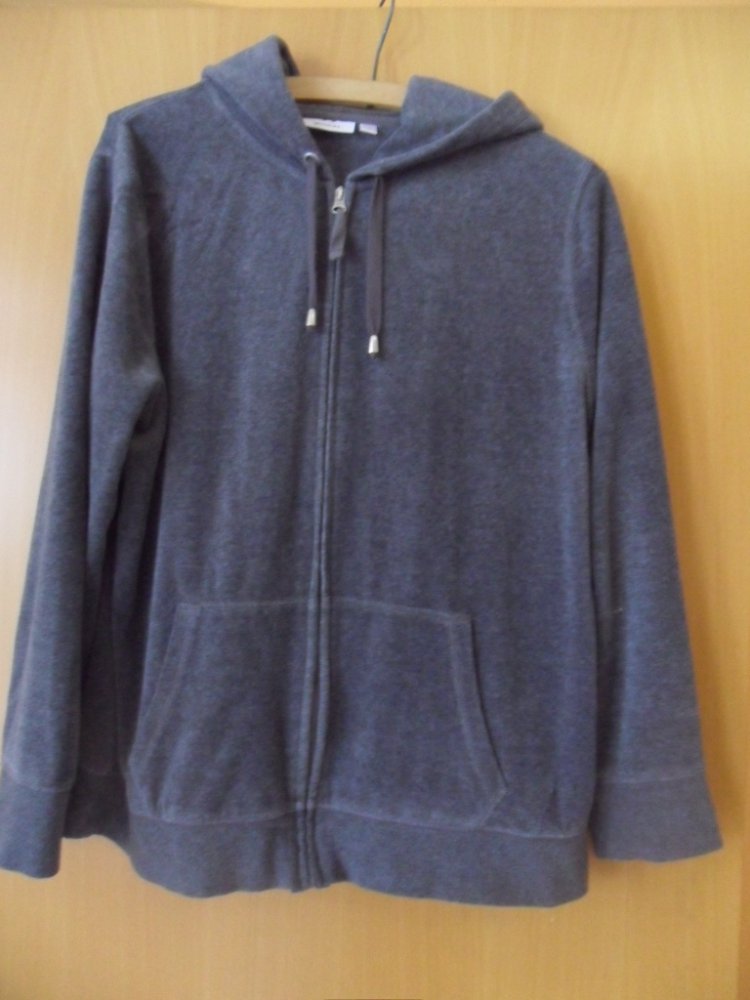Sweatjacke grau kuschelig Gr. M