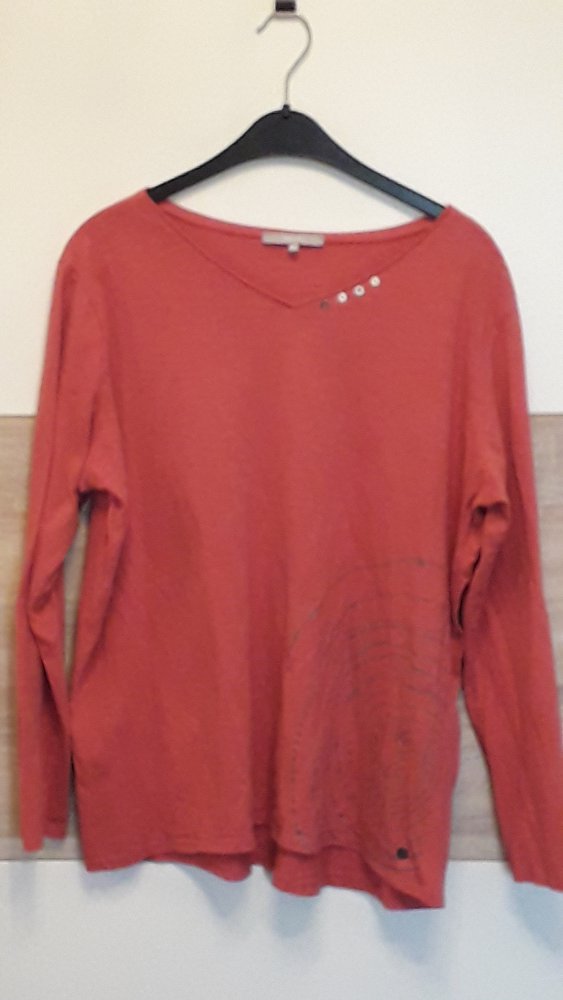 LA-Shirt, altrosa, Gr XXL, Cecil