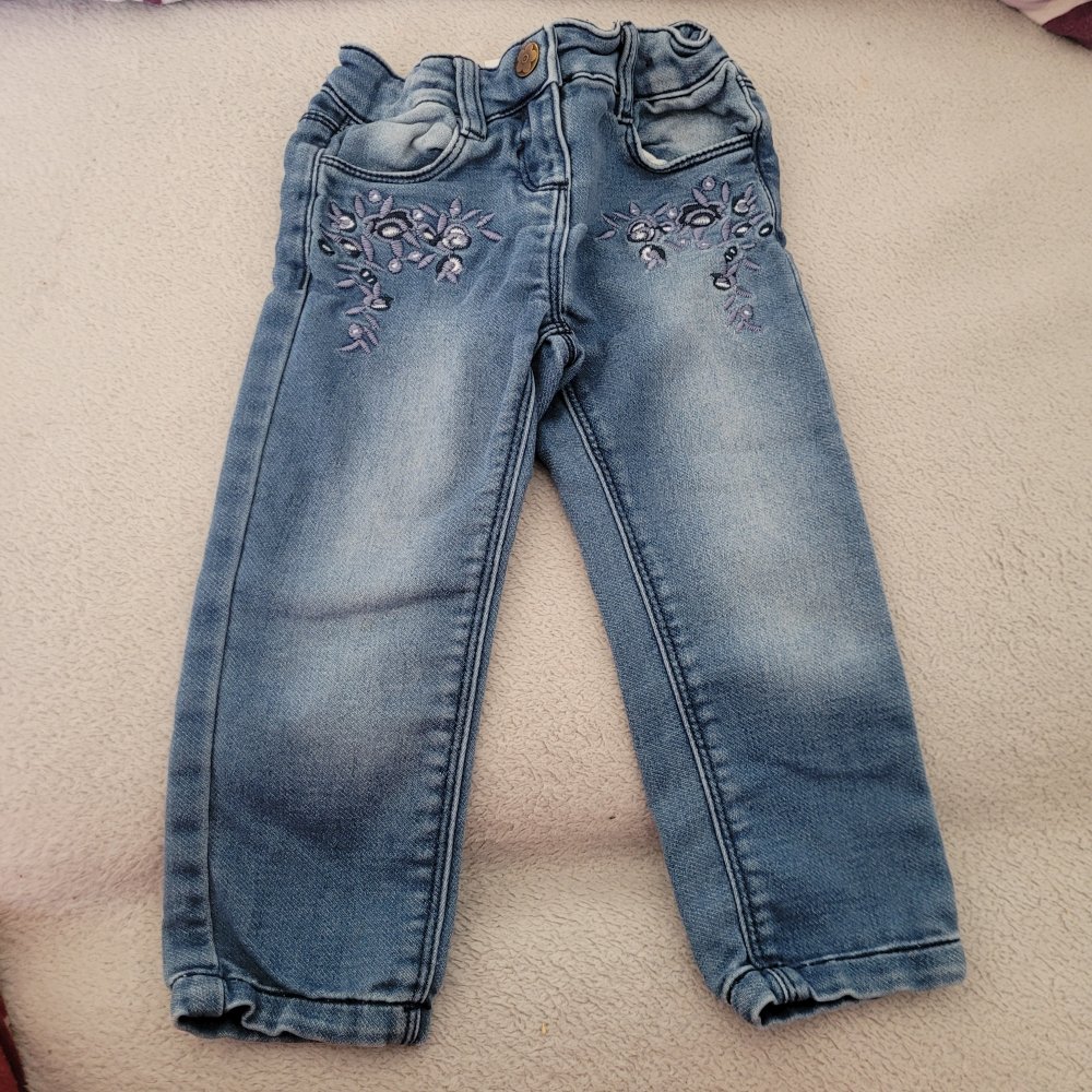 Jeggings mit Blume 