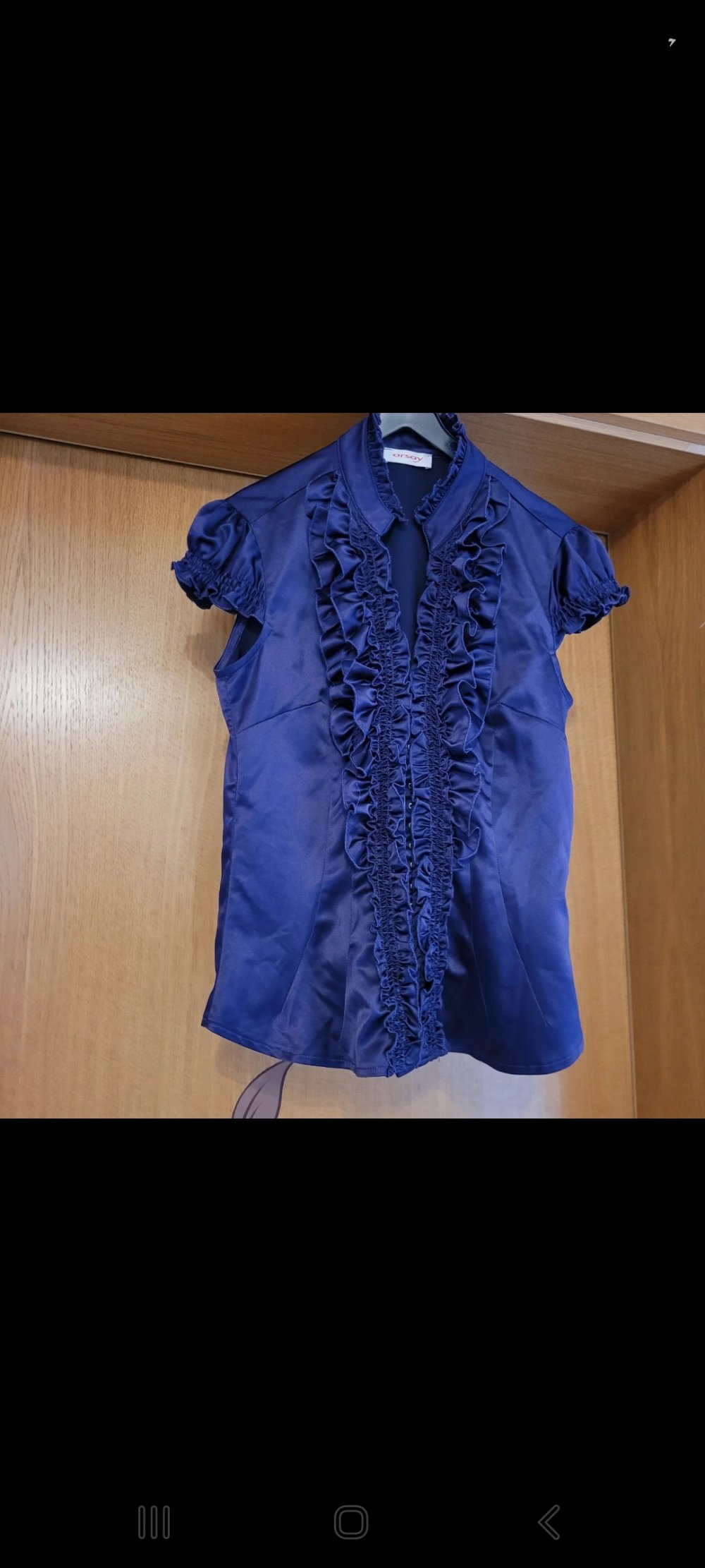 Seidige bluse
