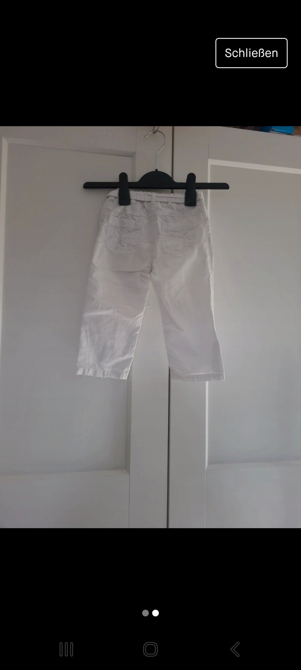 Weiße Hose 
