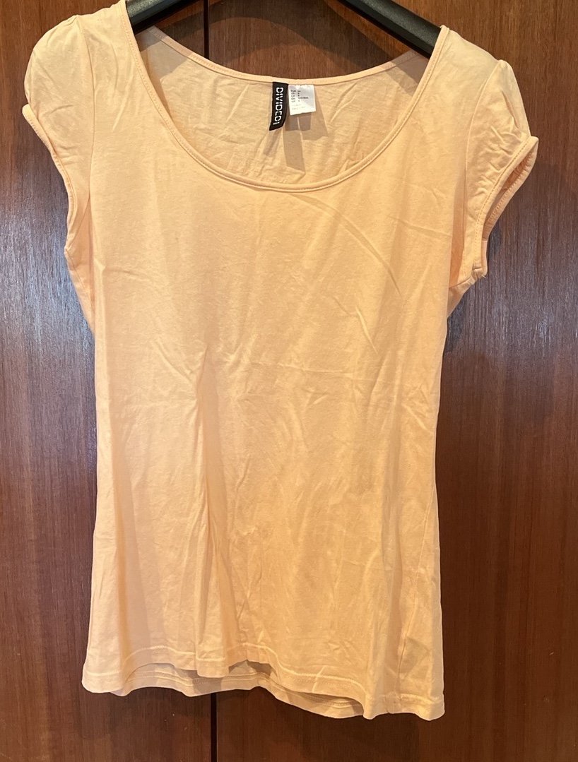 schönes T-Shirt Pfirsich Sommershirt von H&M