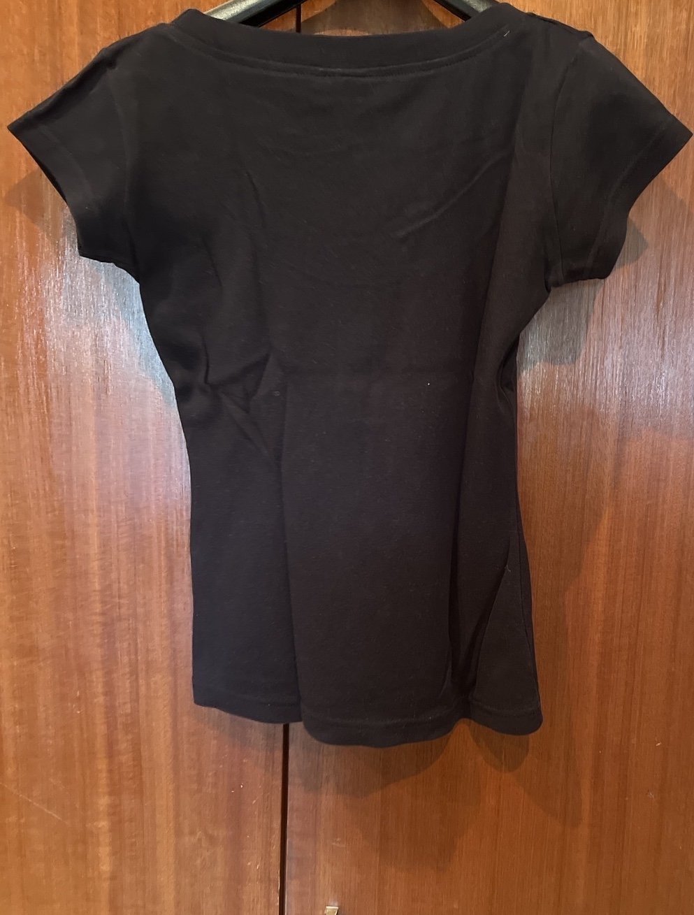 schwarzes T-Shirt von Madonna