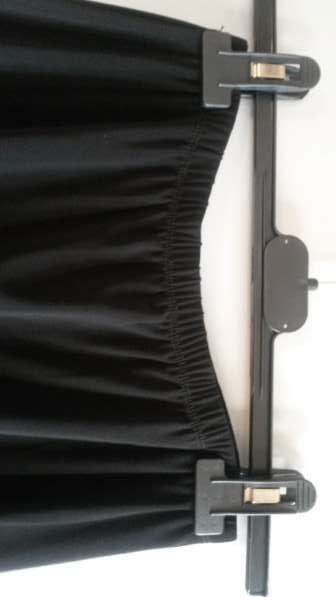 Schwarzer eleganter Rock,