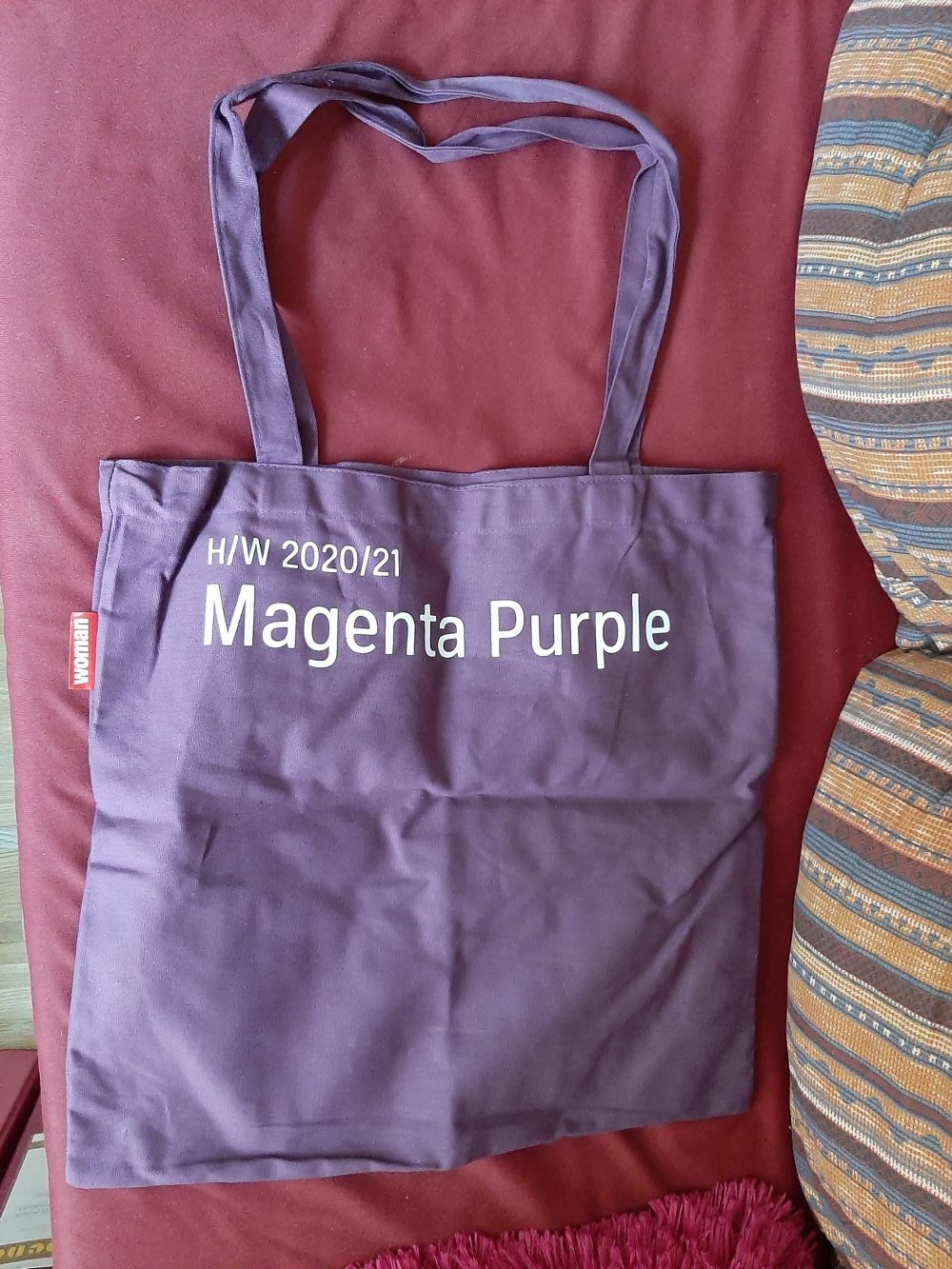 Woman-Stoffbeutel Magenta Purple,
