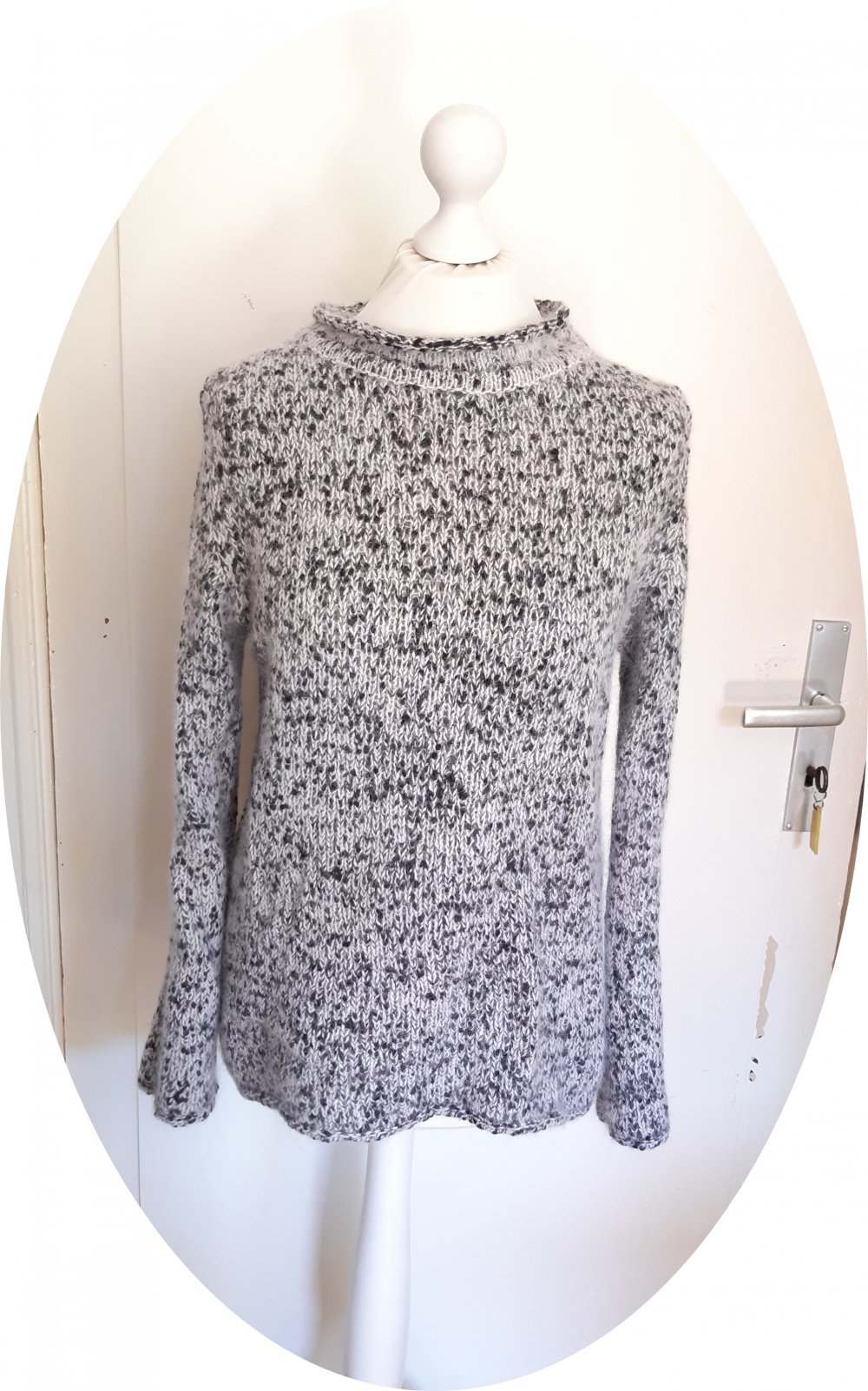 Wollpullover von Marc Cain mit hohem Kragen
