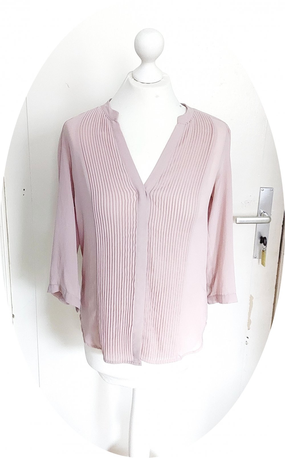 Seidige Bluse in altrosa von H&M
