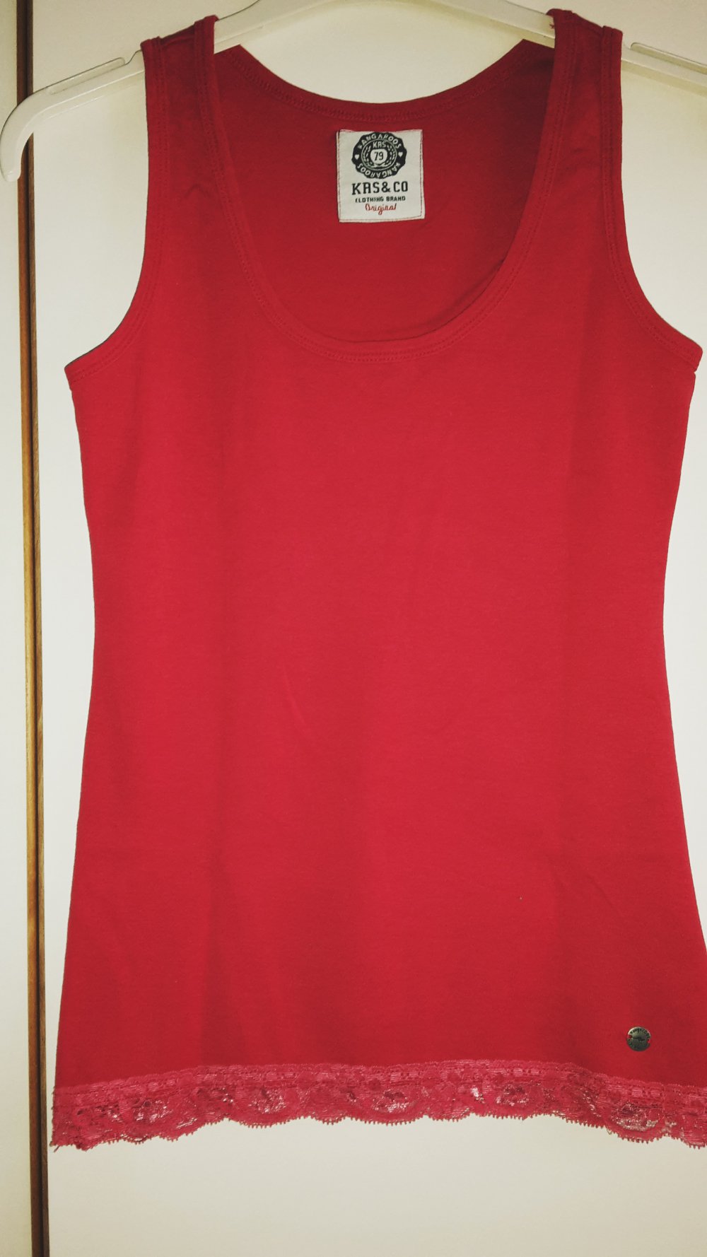 Top mit Spitze