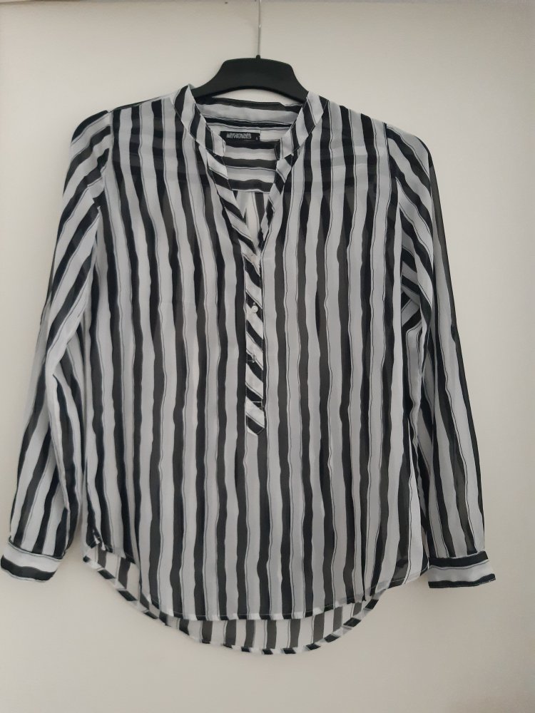 gestreifte Bluse Business